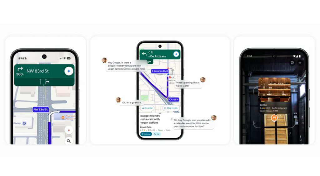 تجربه رانندگی با Gemini در نقشه‌های گوگل: انقلاب در مسیریابی